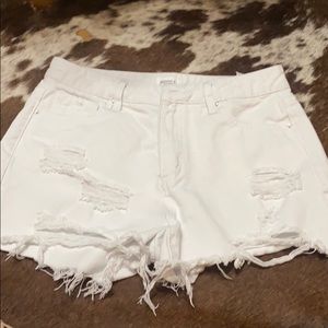 White bf short